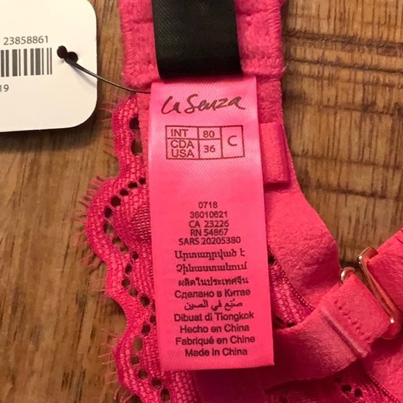 NWT La Senza 36C DIVA Demi Bra - Fuscia. - Picture 4 of 7